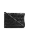 Bolsa Transversal Tressê Couro Preto - imagem 1