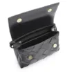 Bolsa Transversal Tressê Couro Preto - imagem 5