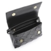 Bolsa Transversal Tressê Couro Preto - imagem 5