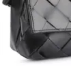 Bolsa Transversal Tressê Couro Preto - imagem 6