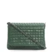 Bolsa Transversal Tressê Couro Verde - imagem 1