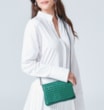 Bolsa Transversal Tressê Couro Verde - imagem 2