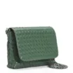Bolsa Transversal Tressê Couro Verde - imagem 3