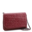 Bolsa Transversal Tressê Couro Vermelho Cereja - imagem 2