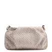 Bolsa Transversal Tressê Pequena Couro Dourado Corrente - imagem 4