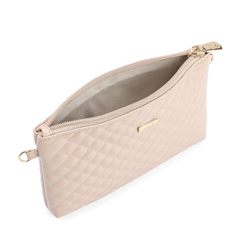 Bolsa Transversal Verniz Bege - imagem 4