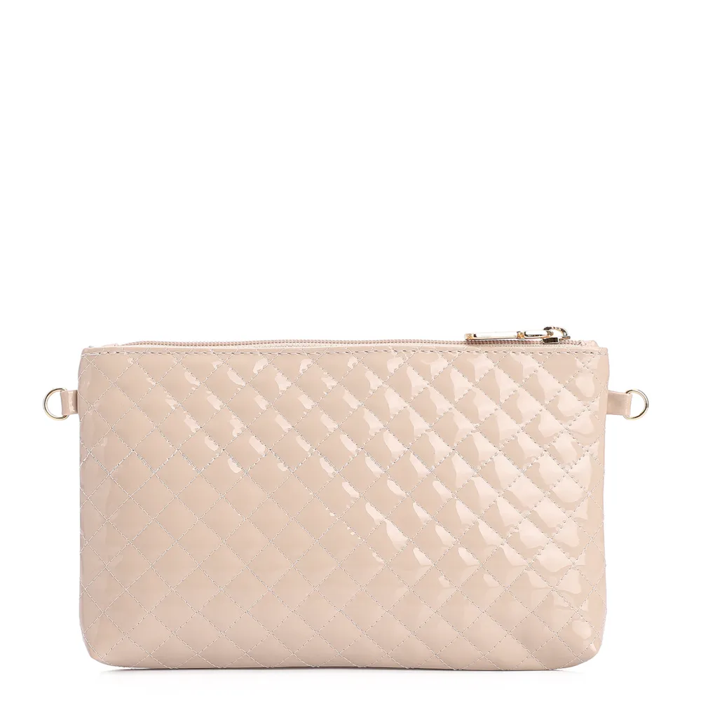 Bolsa Transversal Verniz Bege - imagem 3