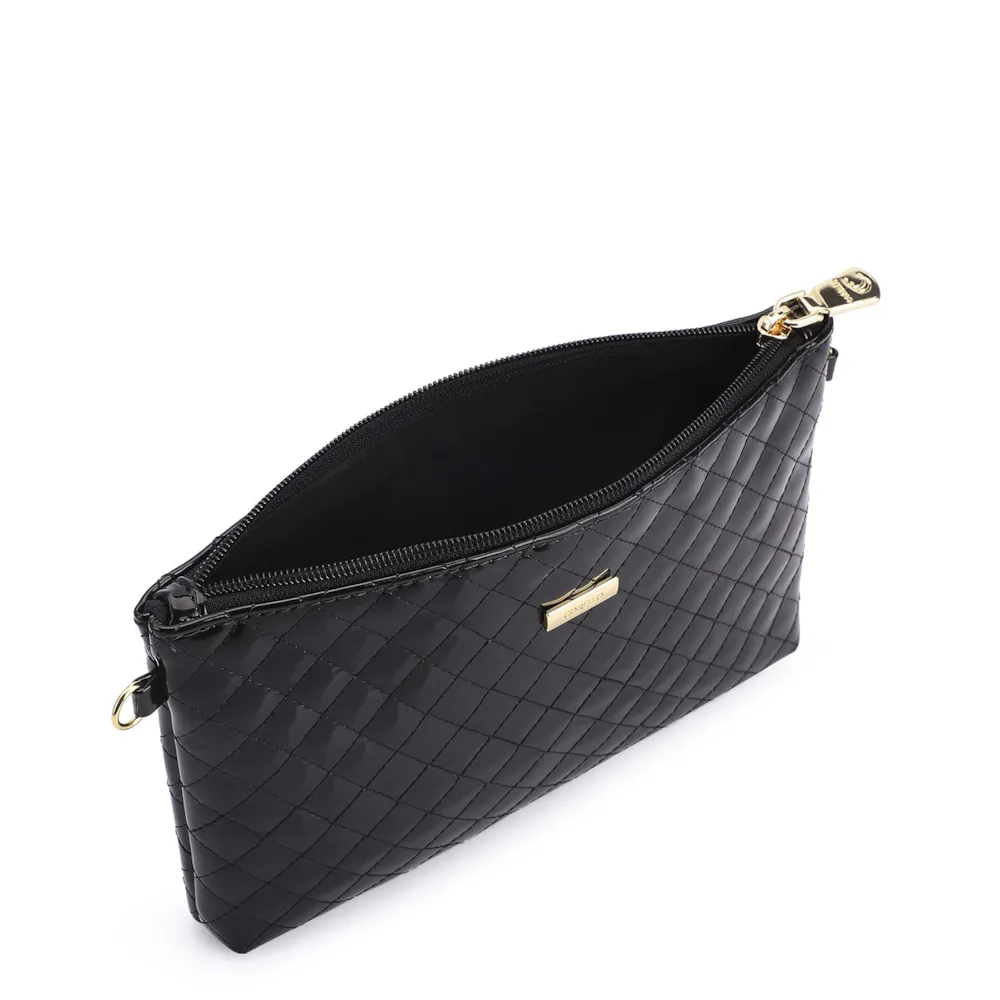 Bolsa Transversal Verniz Preto - imagem 4