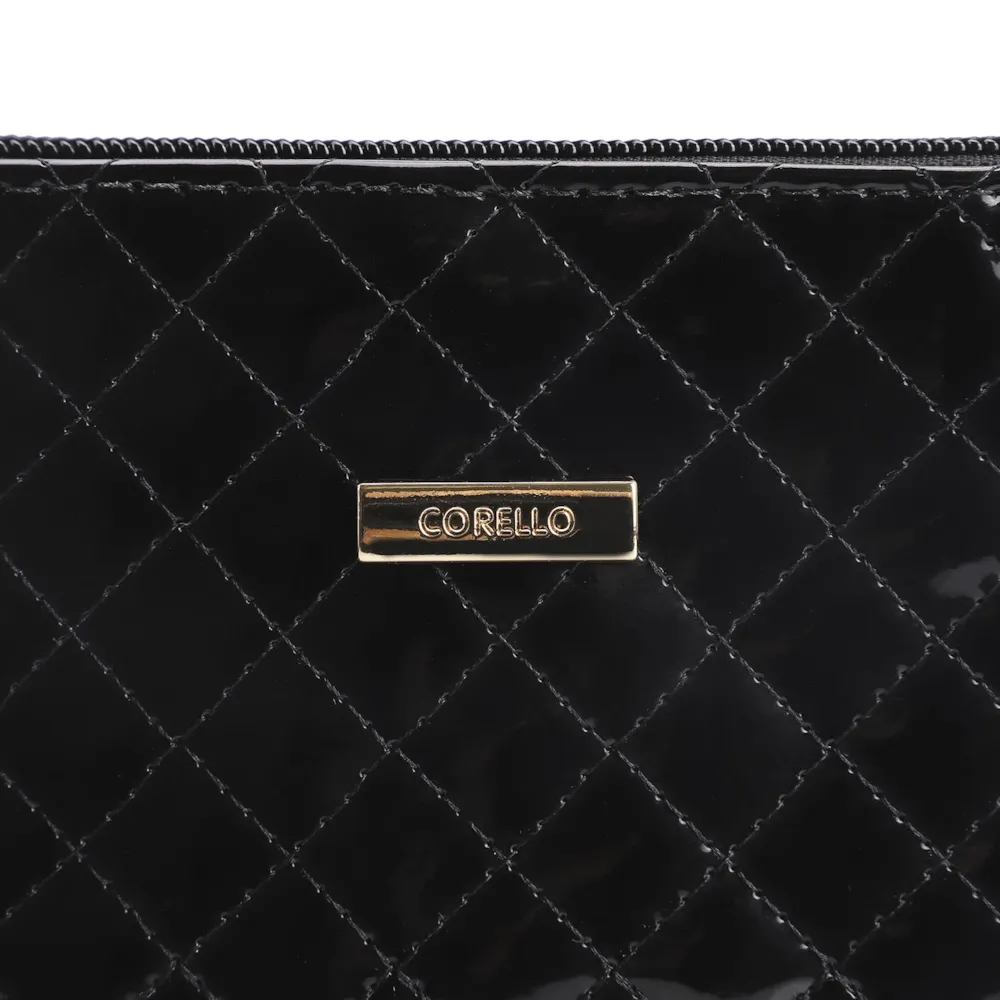 Bolsa Transversal Verniz Preto - imagem 6
