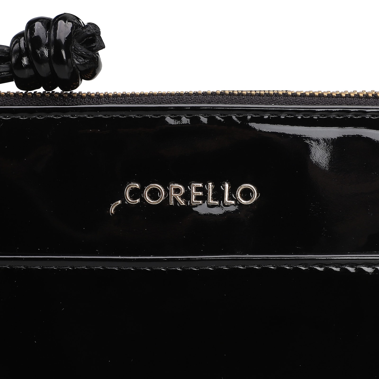 Bolsa Transversal Verniz Preto