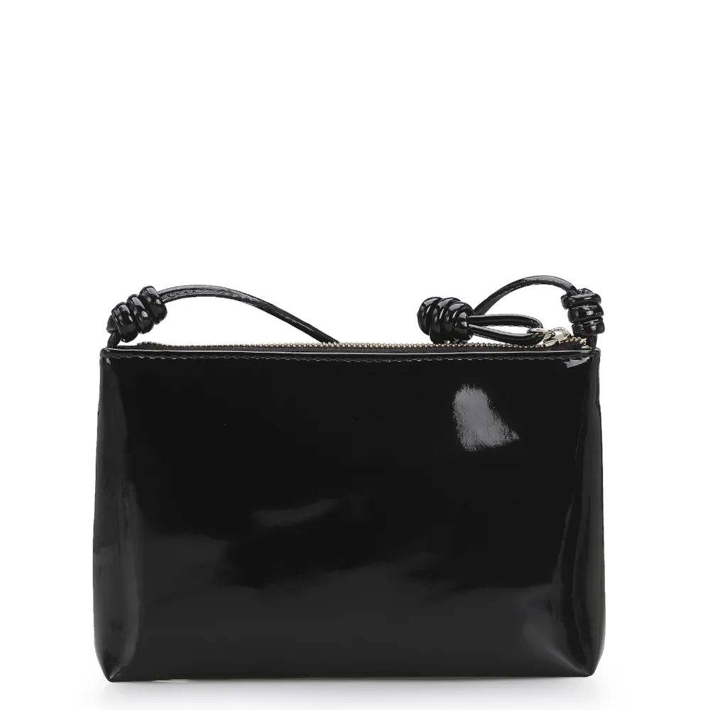 Bolsa Transversal Verniz Preto - imagem 3