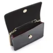 Bolsa Transversal Verniz Preto/Nobuck Preto - imagem 4