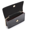 Bolsa Transversal Verniz Preto/Nobuck Preto - imagem 4