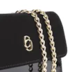 Bolsa Transversal Verniz Preto/Nobuck Preto - imagem 5