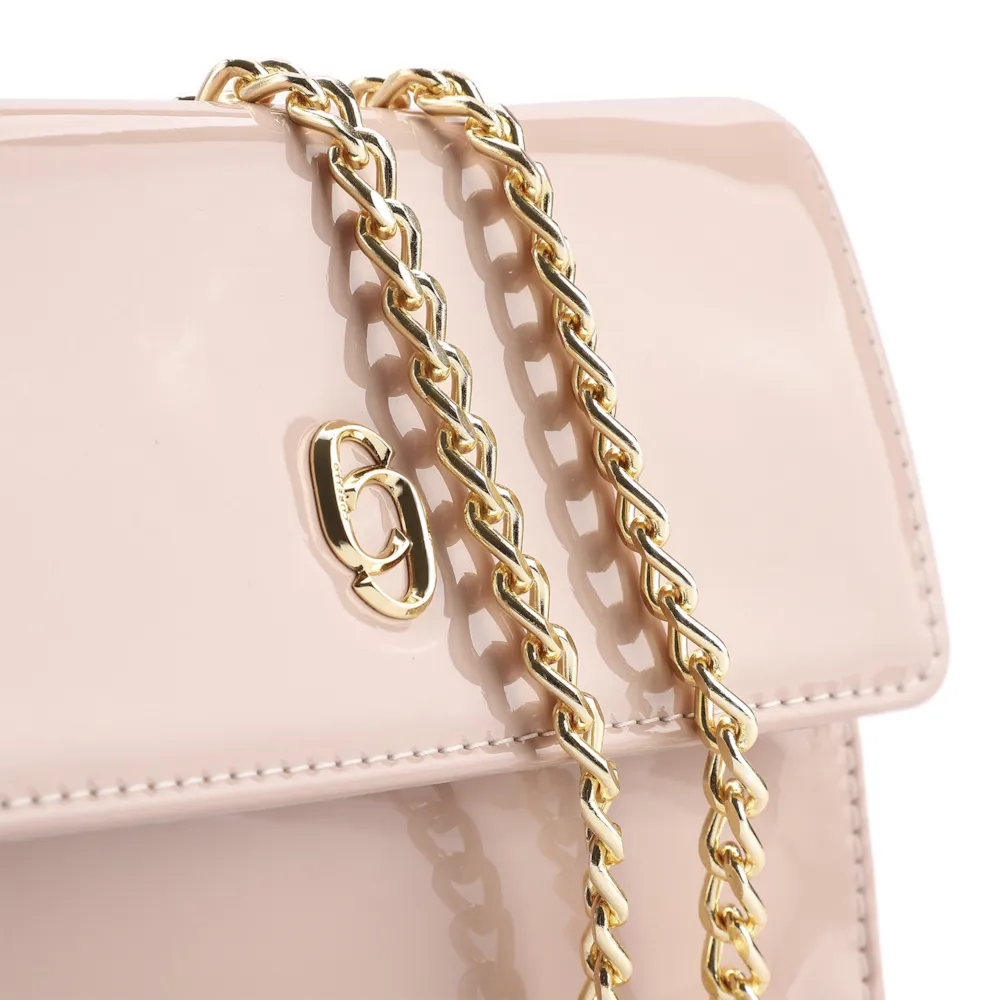 Bolsa Transversal Verniz Rosa - imagem 5