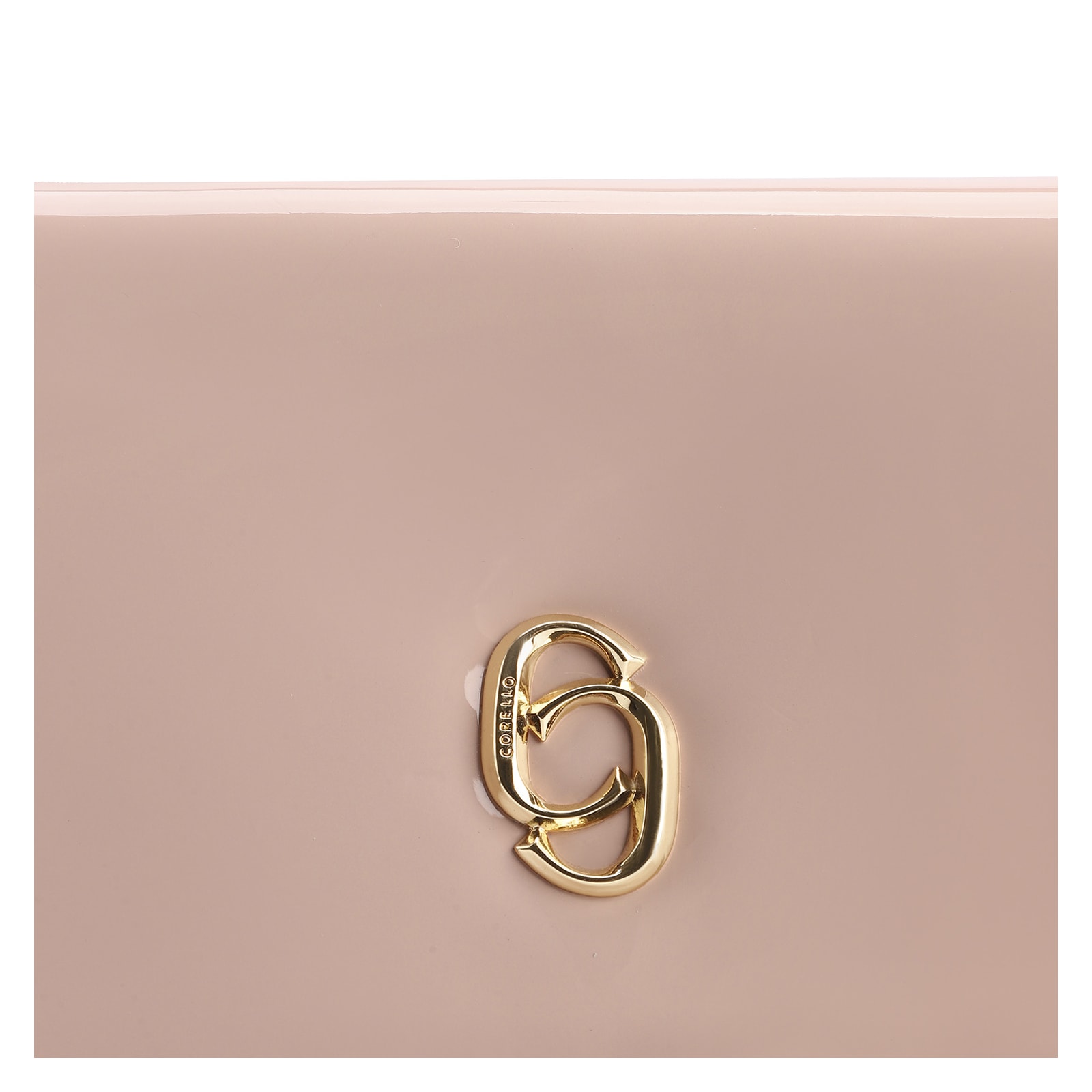 Bolsa Transversal Verniz Rosa