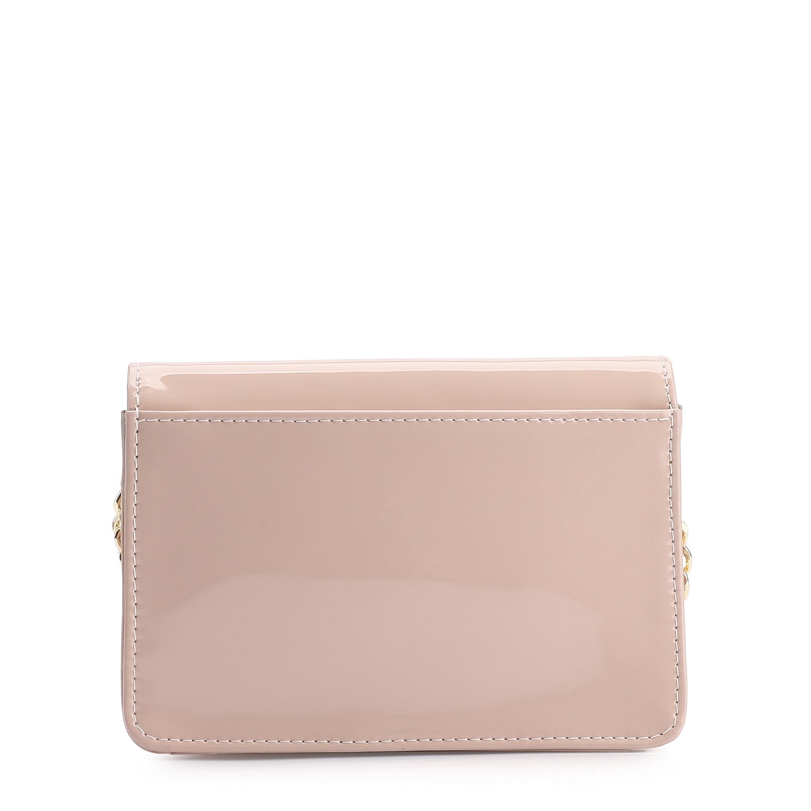 Bolsa Transversal Verniz Rosa
