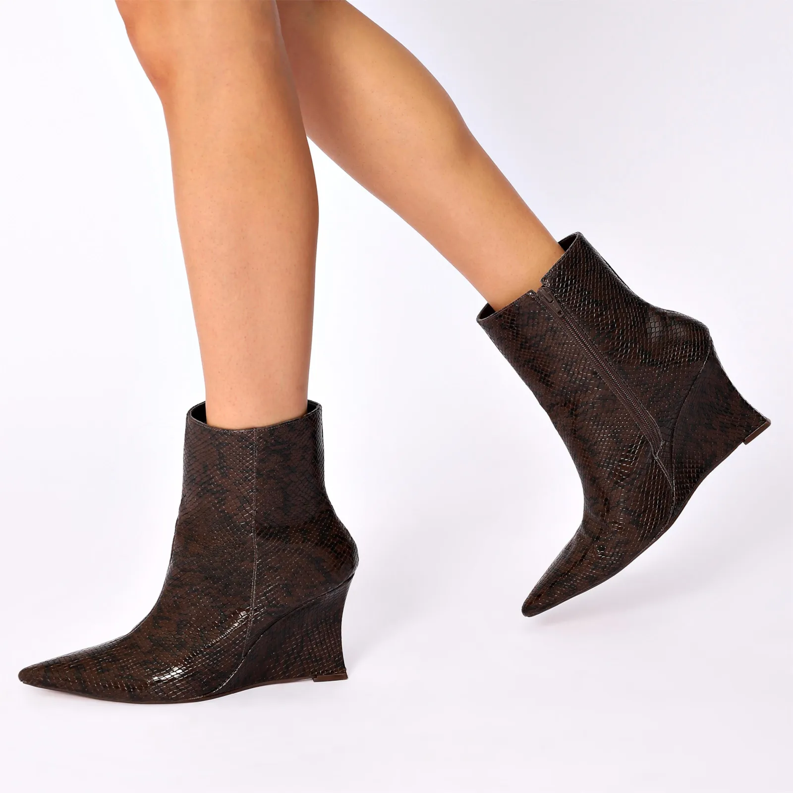 Bota Alt Python Marrom Escuro