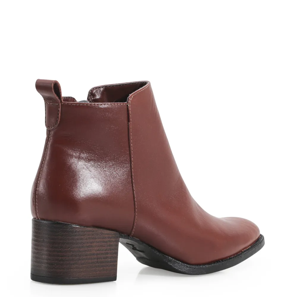 Bota Anna Couro Marrom - imagem 3