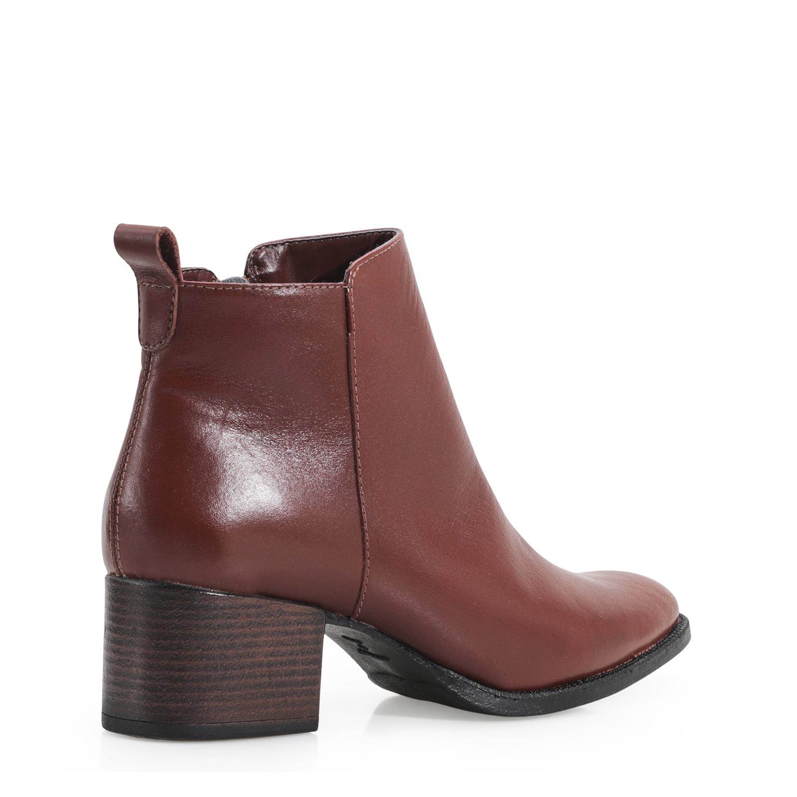 Bota Anna Couro Marrom