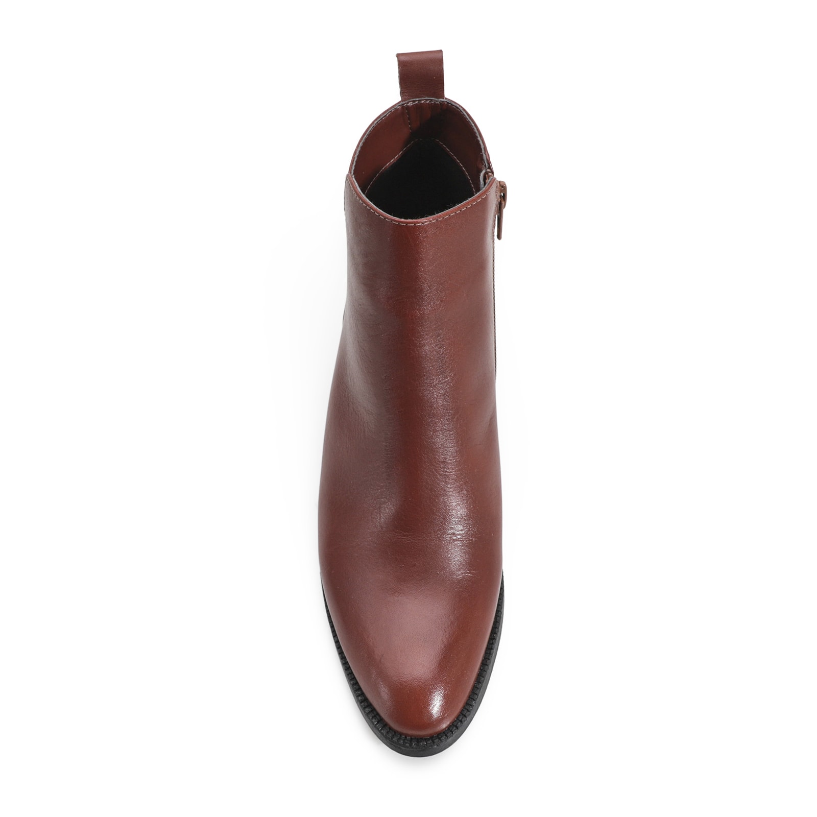 Bota Anna Couro Marrom