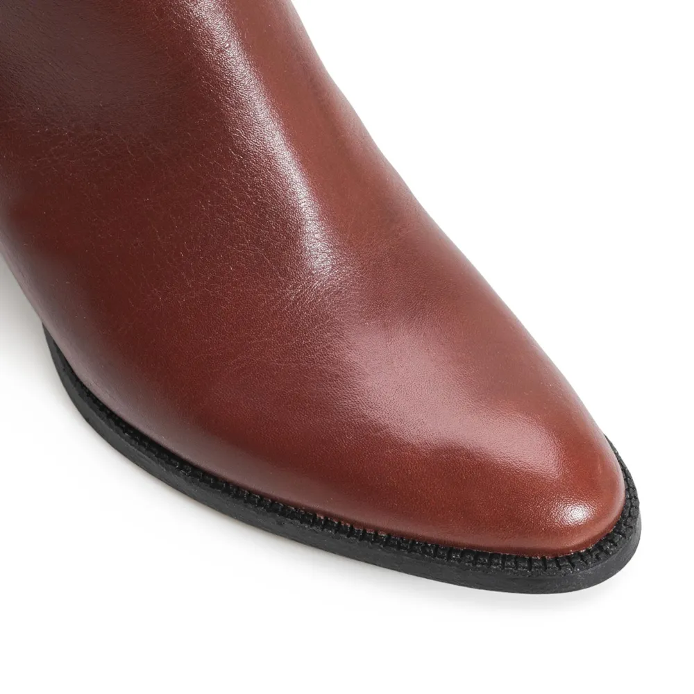 Bota Anna Couro Marrom - imagem 6