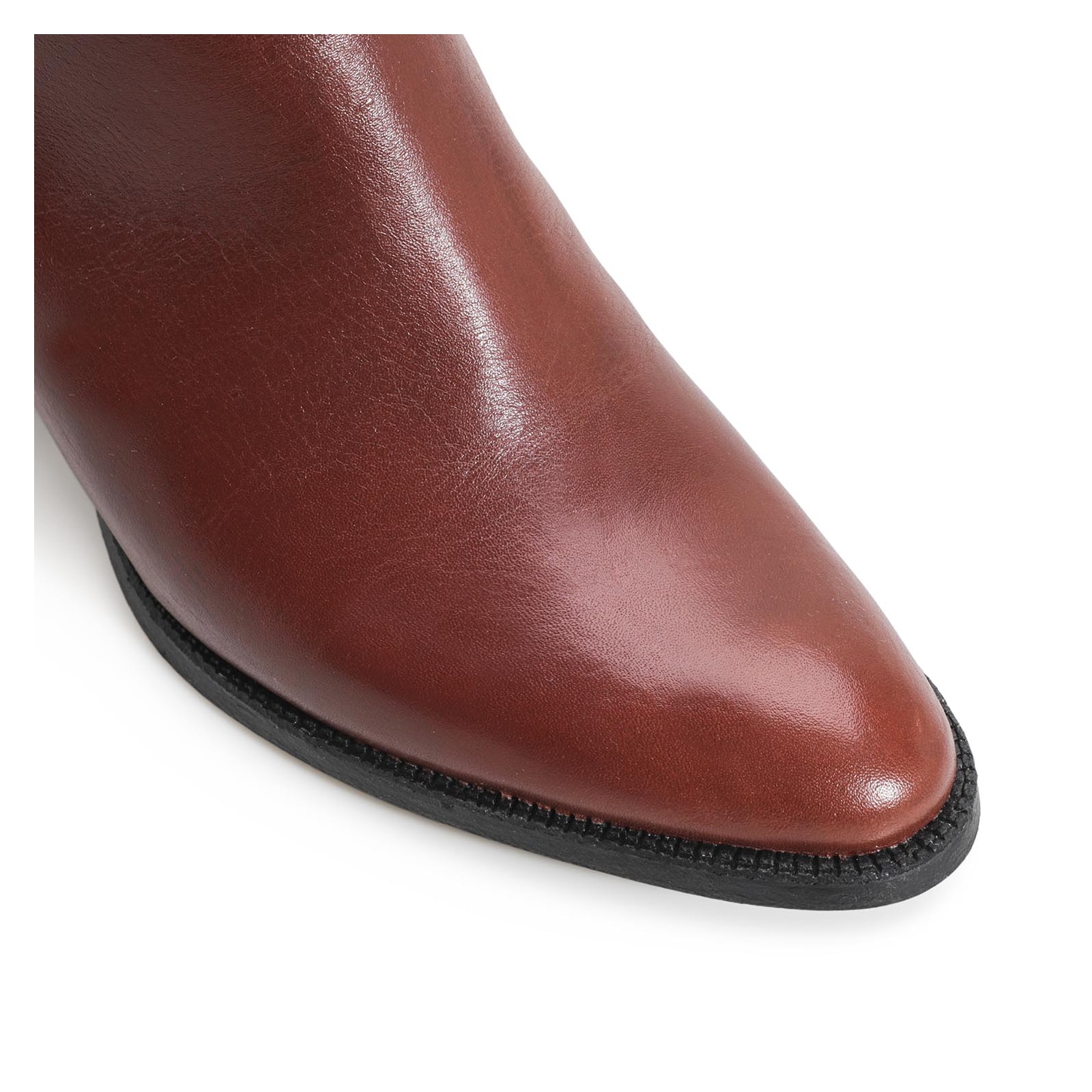 Bota Anna Couro Marrom