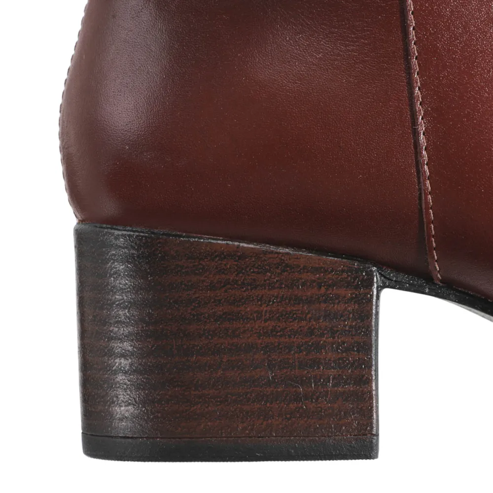 Bota Anna Couro Marrom - imagem 7