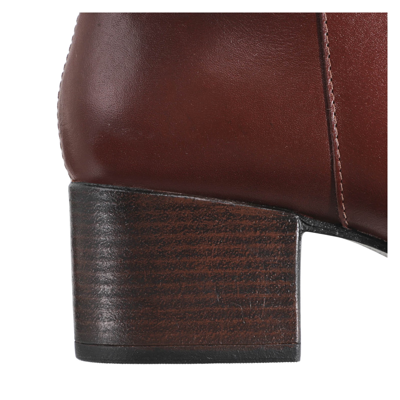 Bota Anna Couro Marrom