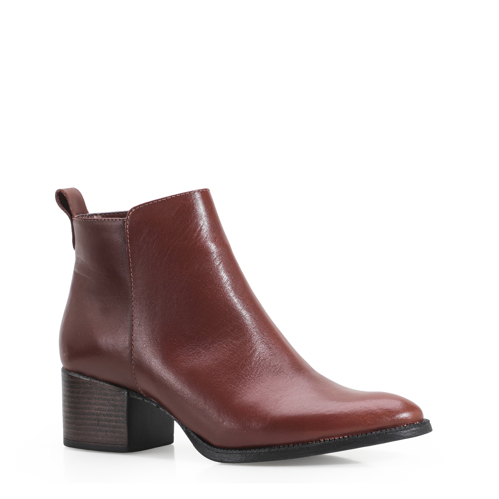 Bota Anna Couro Marrom