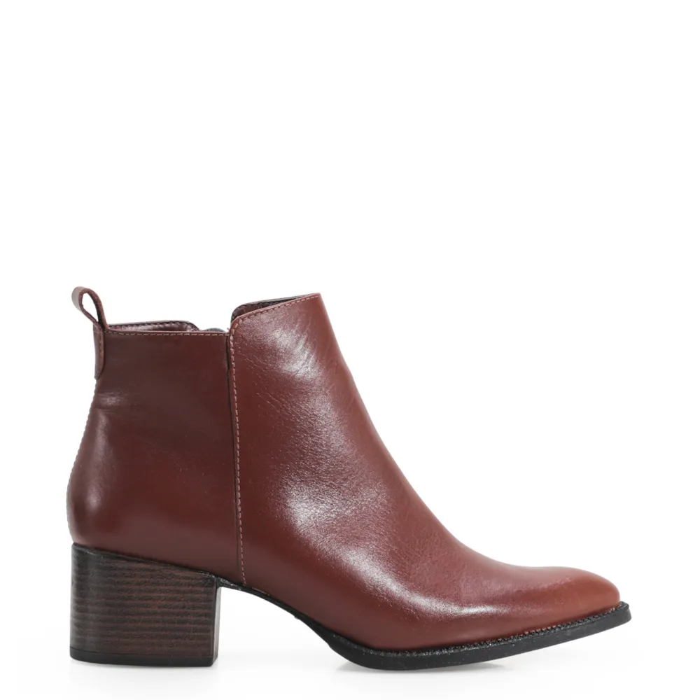 Bota Anna Couro Marrom - imagem 2