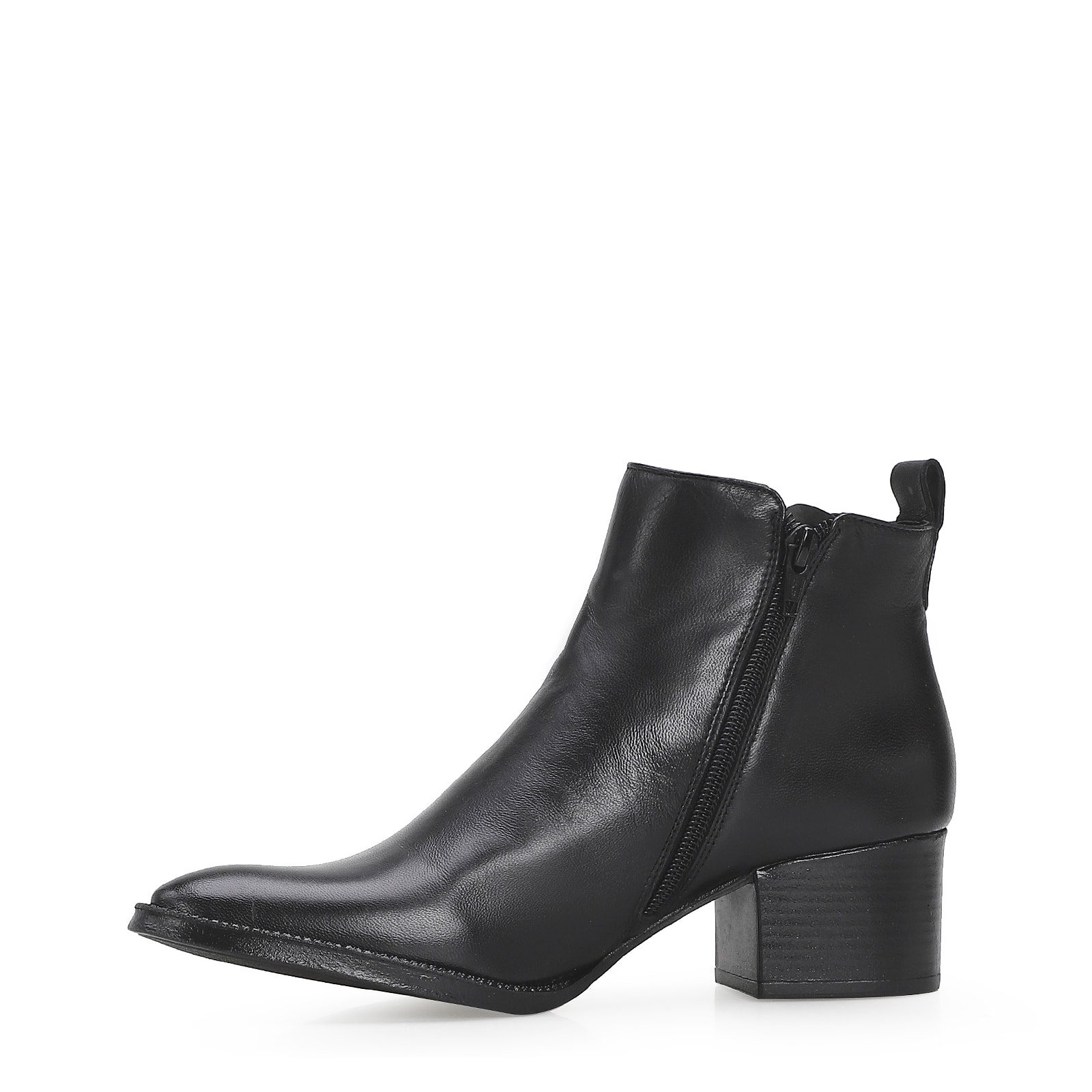 Bota Anna Couro Preto