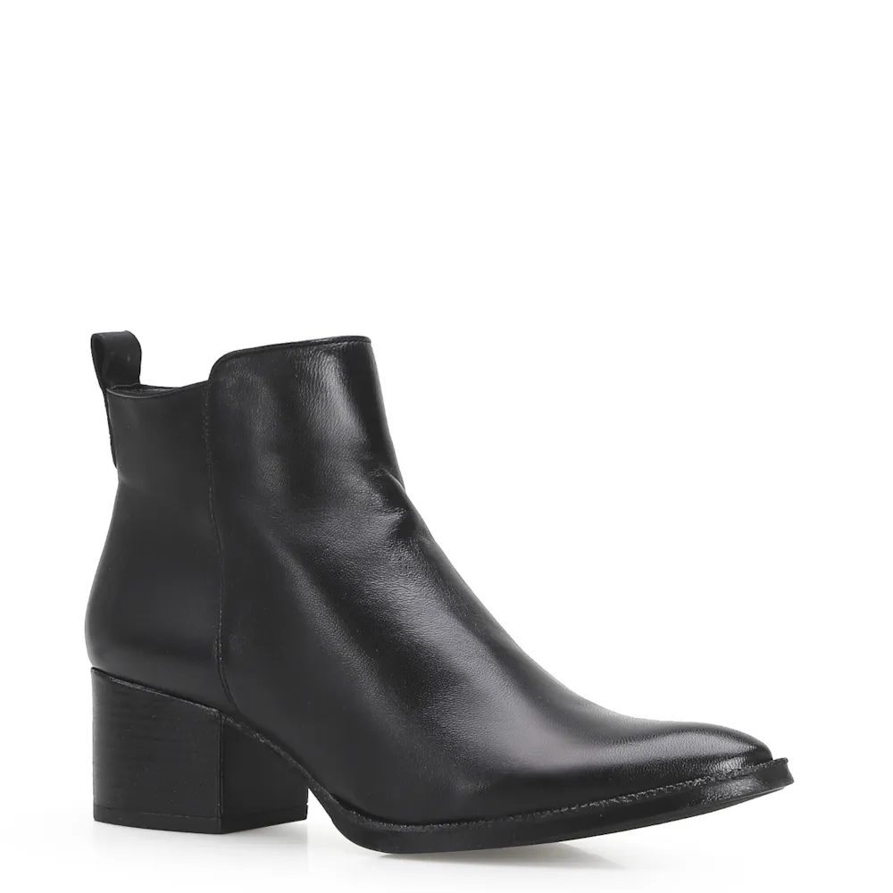 Bota Anna Couro Preto