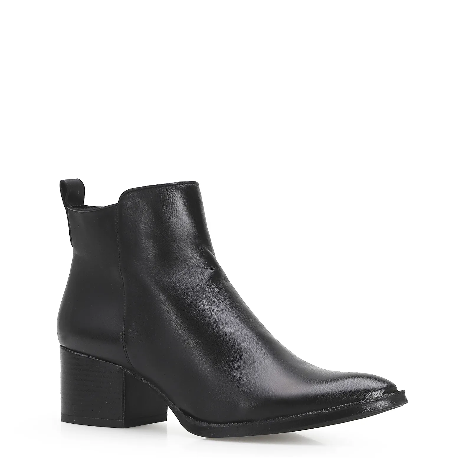 Bota Anna Couro Preto