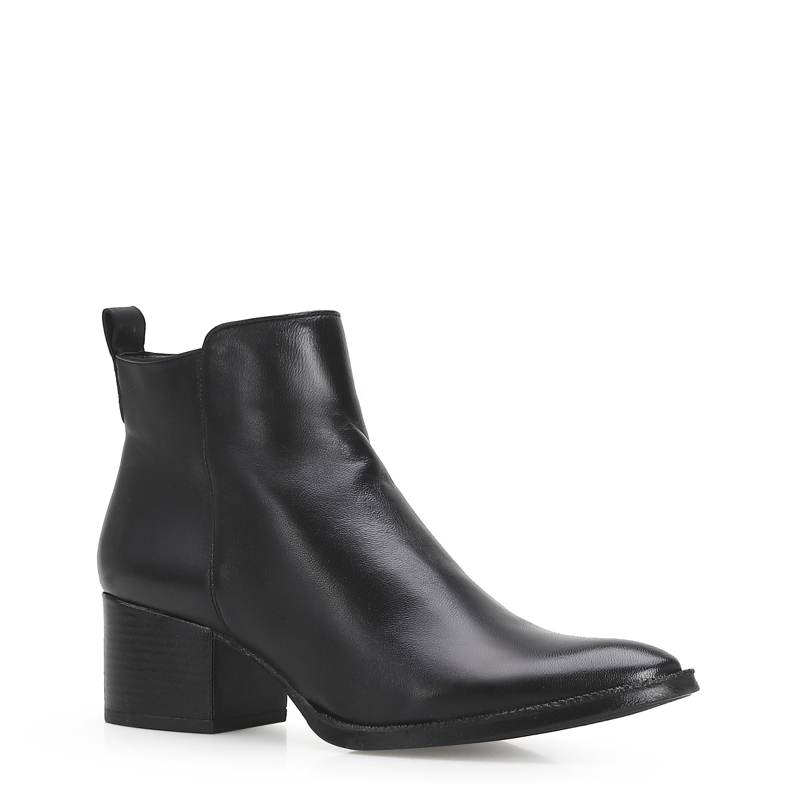 Bota Anna Couro Preto