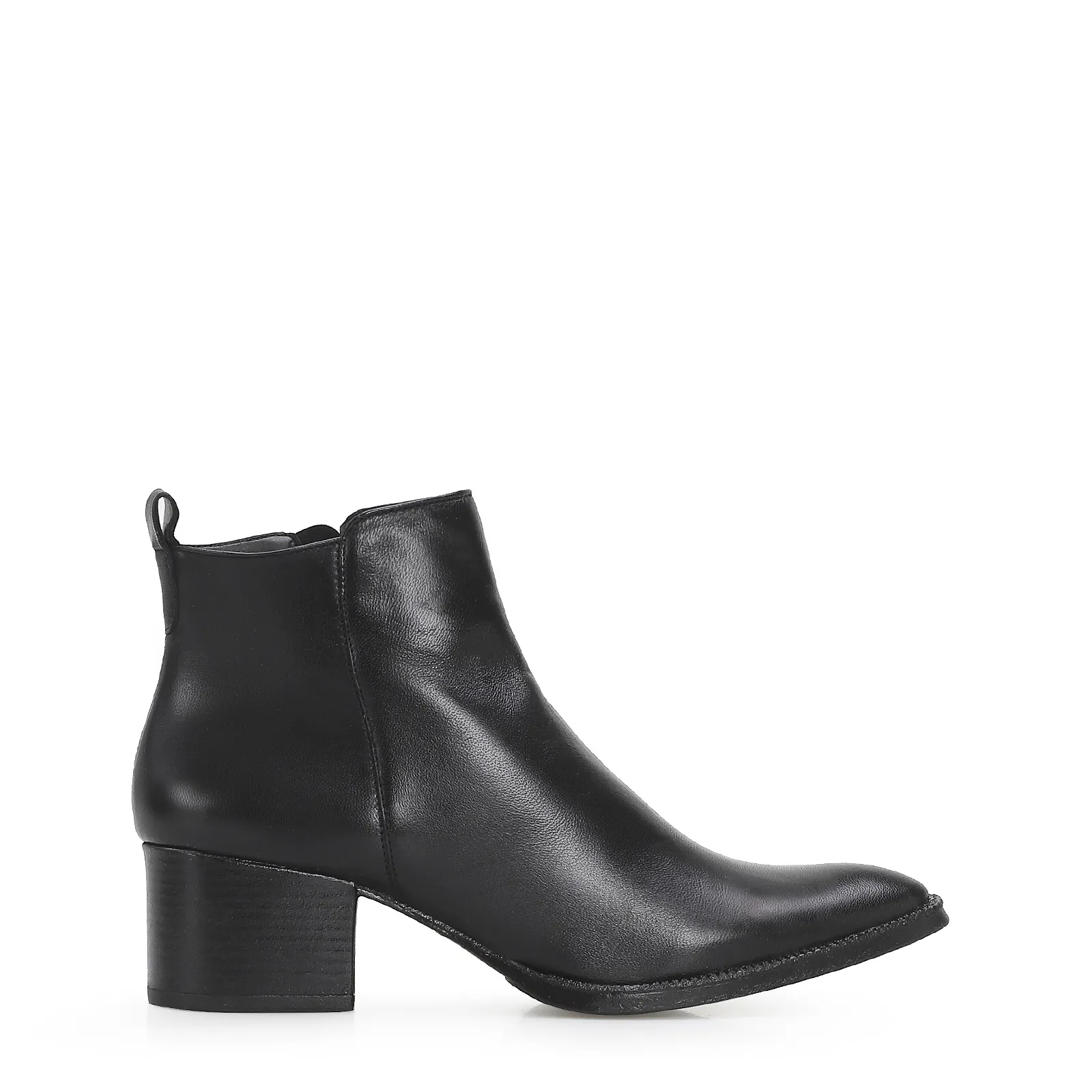 Bota Anna Couro Preto