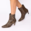 Bota Cano Médio Salto Médio Alt Animal Print Onça - imagem 2