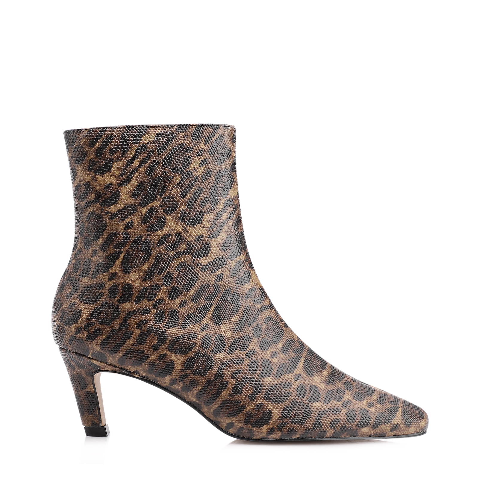 Bota Cano Médio Salto Médio Alt Animal Print Onça