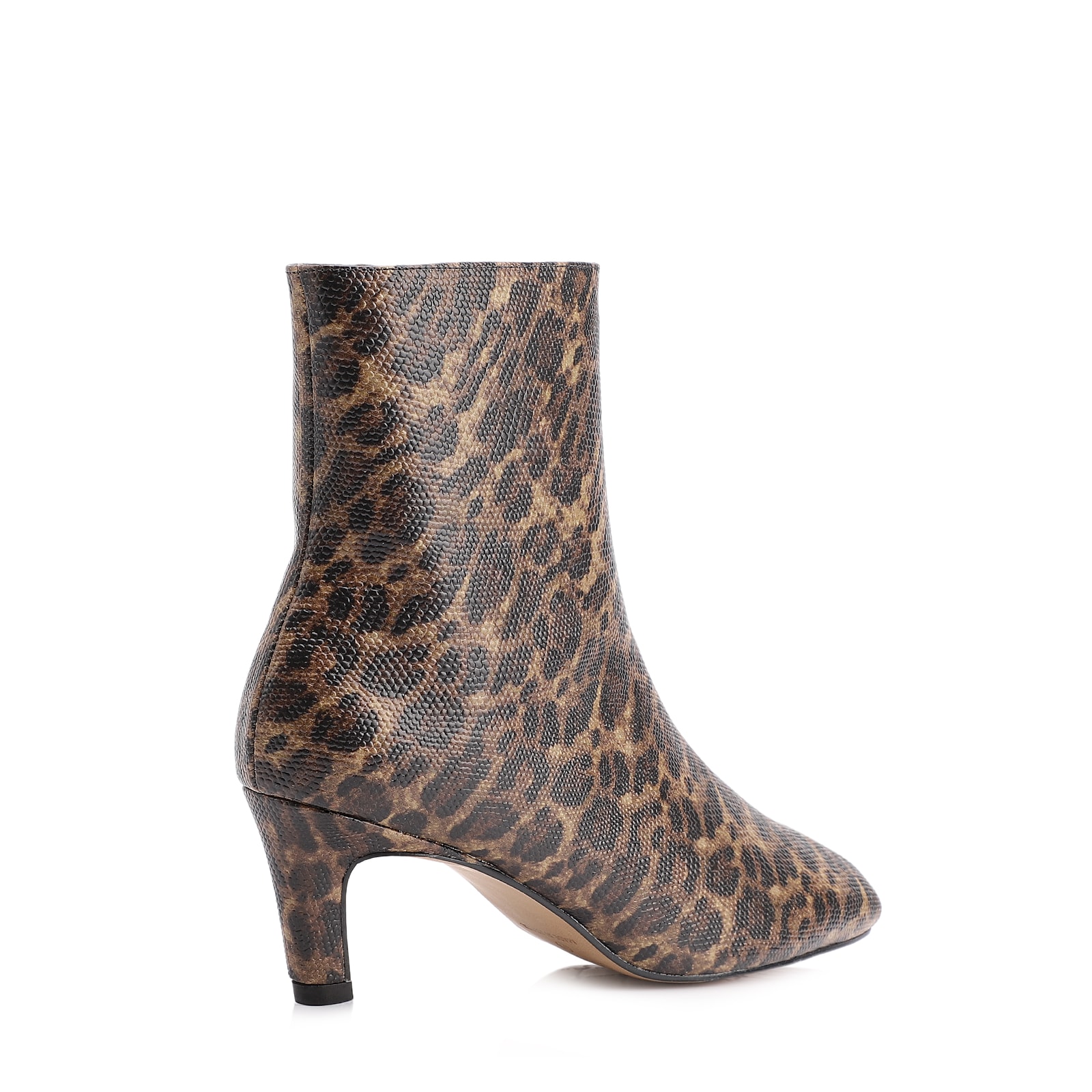 Bota Cano Médio Salto Médio Alt Animal Print Onça