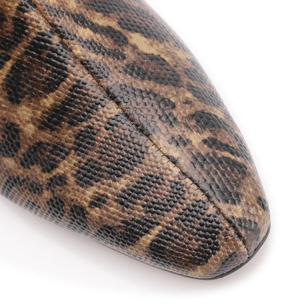 Bota Cano Médio Salto Médio Alt Animal Print Onça - imagem 7