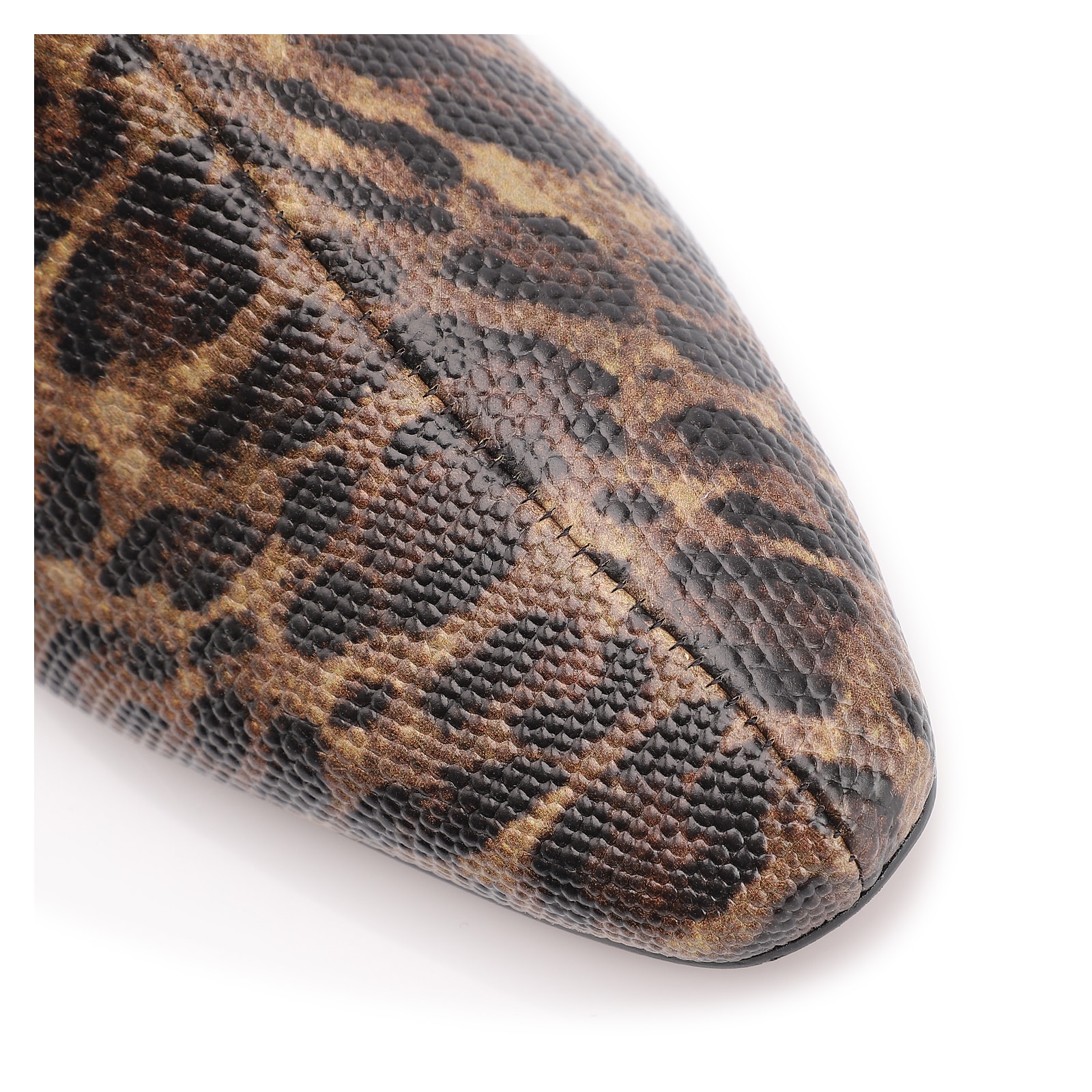 Bota Cano Médio Salto Médio Alt Animal Print Onça
