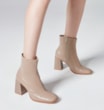  Bota Couro Bege - imagem 2