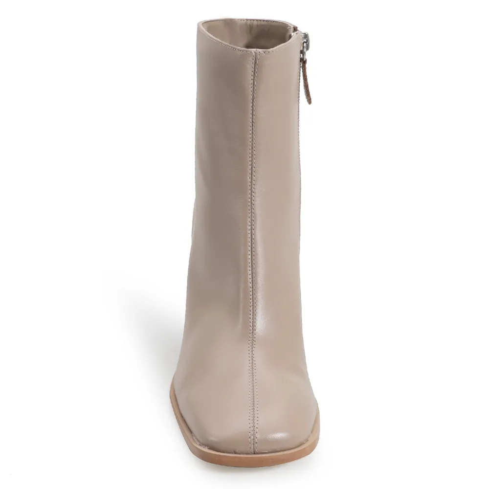  Bota Couro Bege - imagem 6