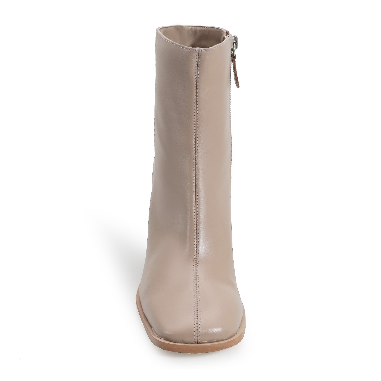 Bota Couro Bege