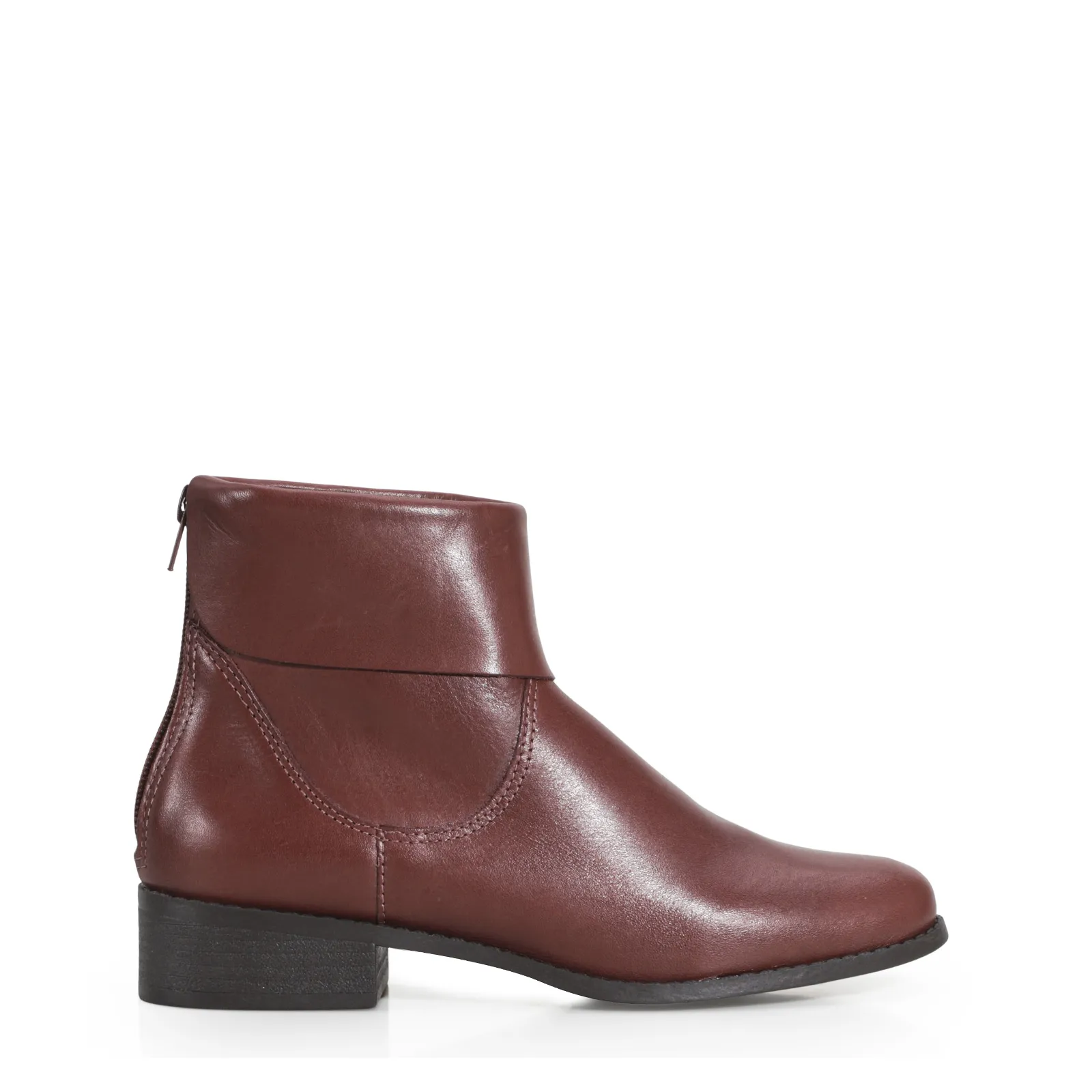 Bota Couro Marrom