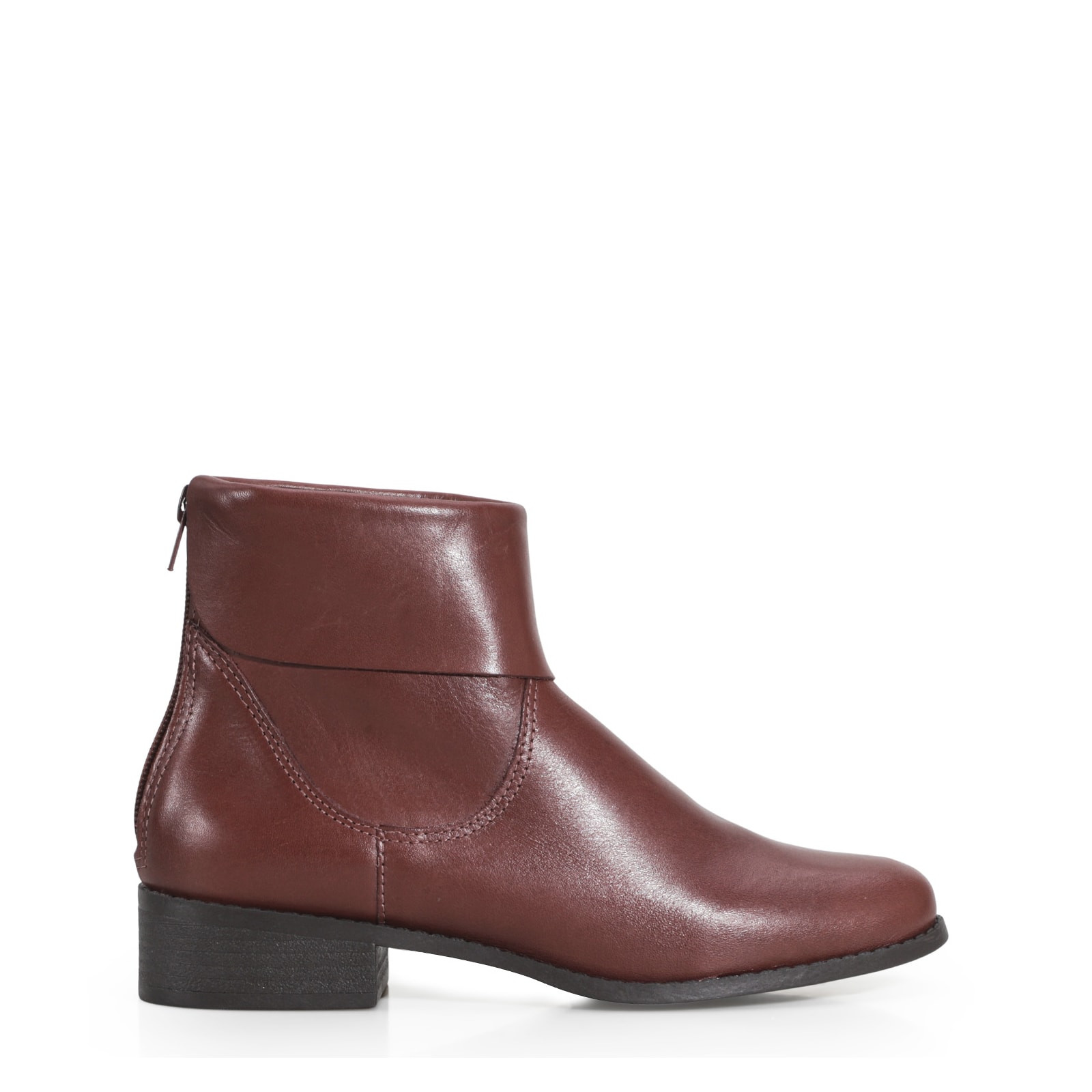 Bota Couro Marrom