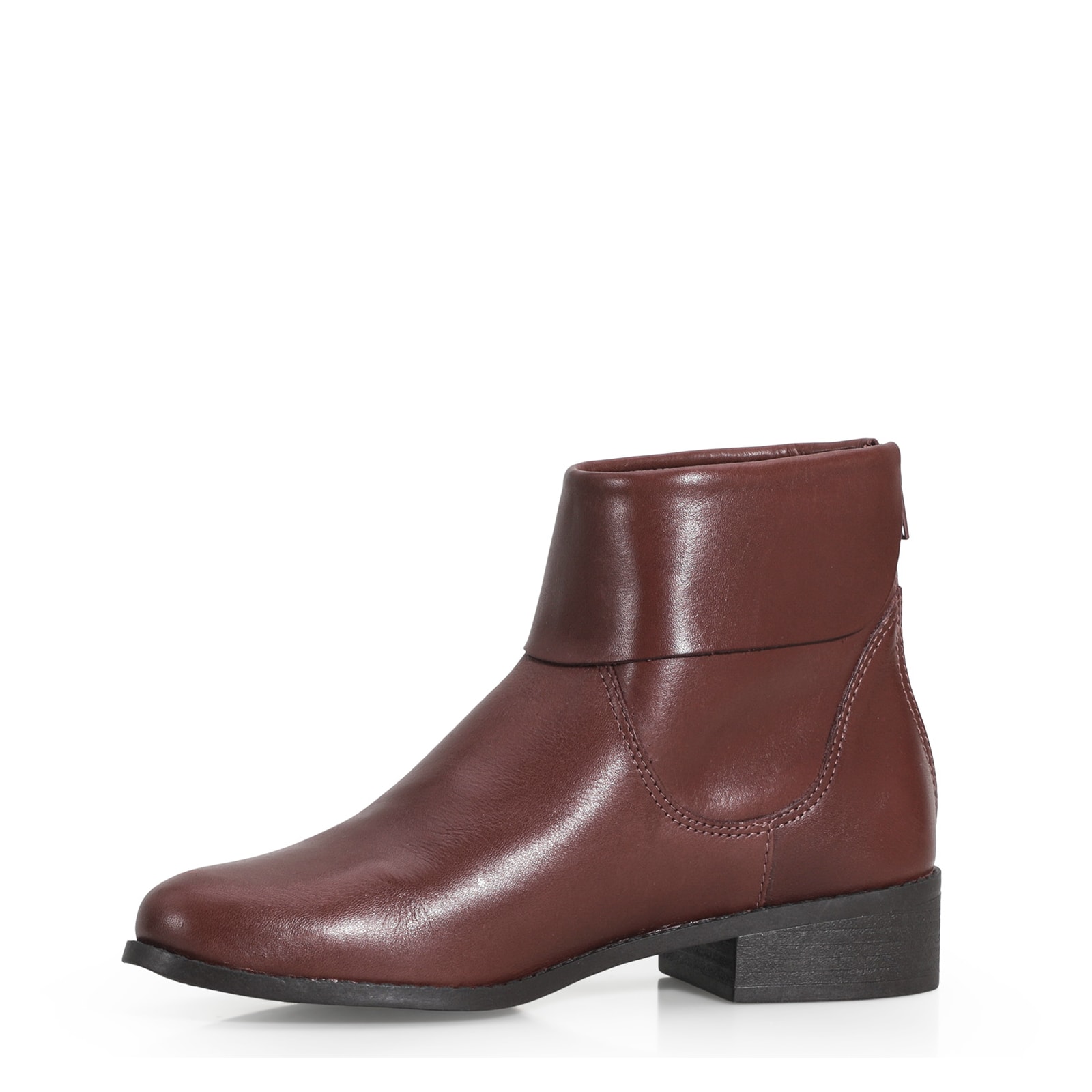 Bota Couro Marrom