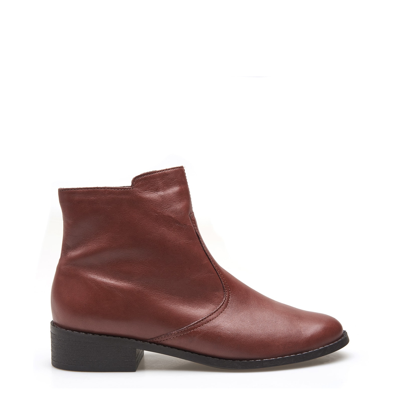 Bota Couro Marrom