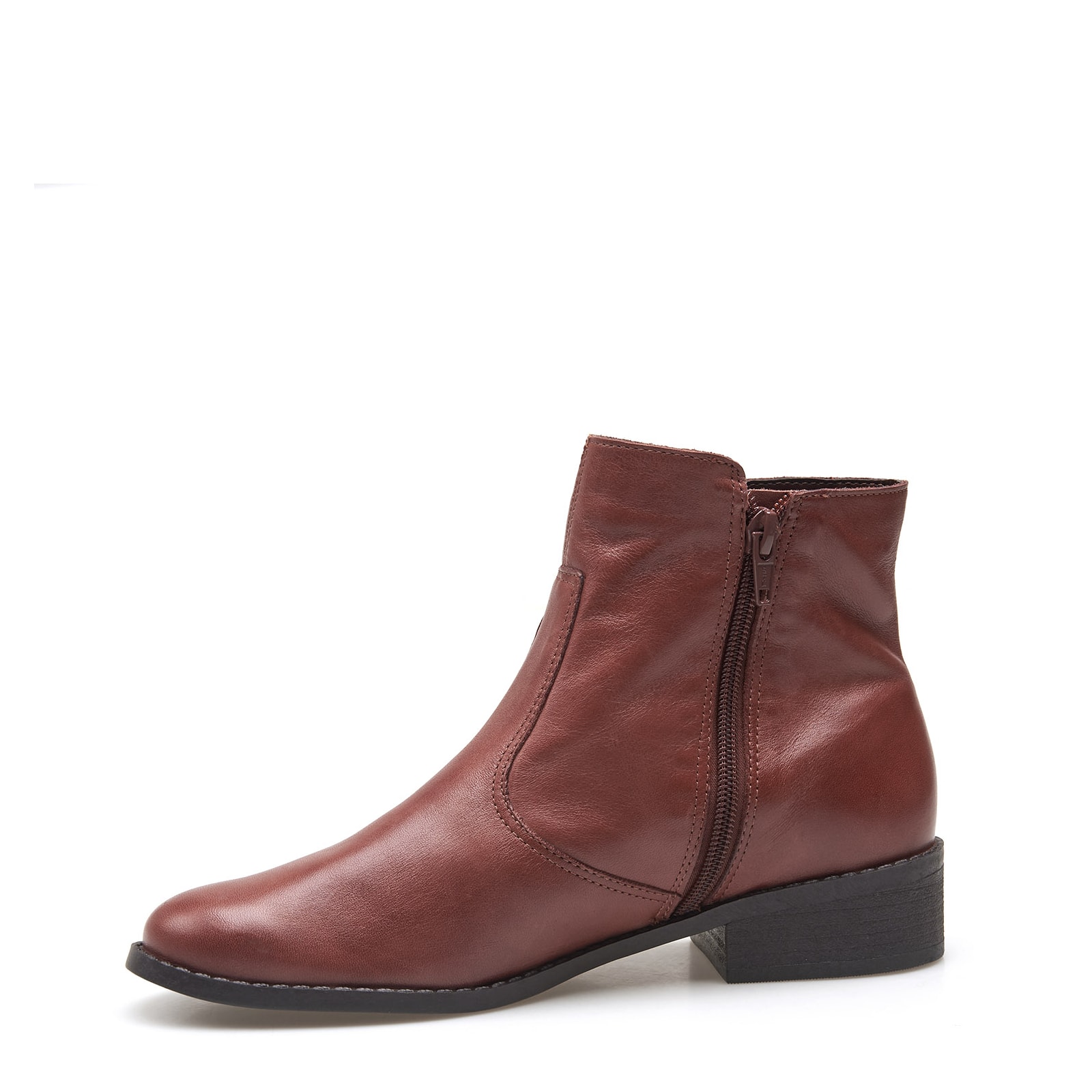 Bota Couro Marrom