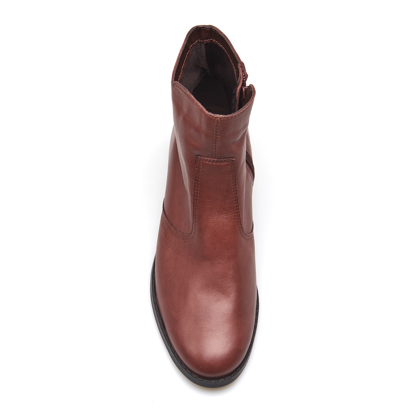Bota Couro Marrom